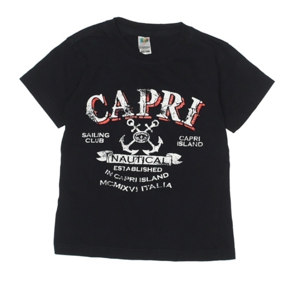 Elite Kids Capri Nautical Italia Short Sleeve T-shirt 4